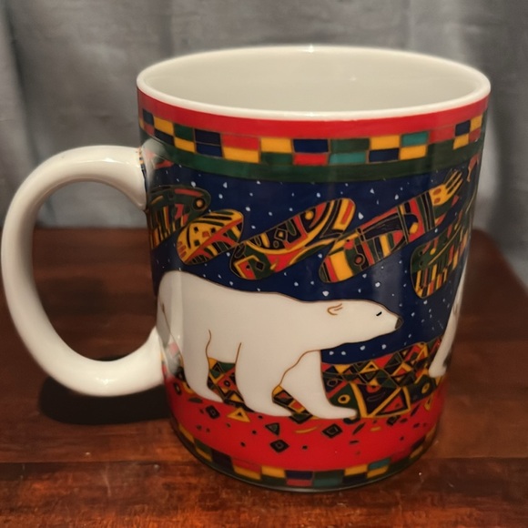 Dawn Oman Skye McGhie Polar Bear Mug Yellowknife  Native North American Art - Picture 8 of 10
